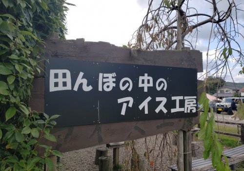 ノスタルジックな鳥取市鹿野町の「田んぼの中のアイス工房」に行ってきました！